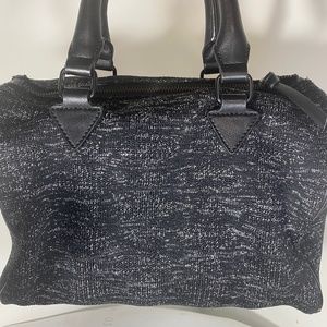 Zara Glittery Dark Grey Purse Handbag